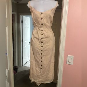 Torrid Pink button up dress